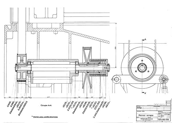 Вихідний вал варіатора токарно-гвинторізного верстата Schaublin 125